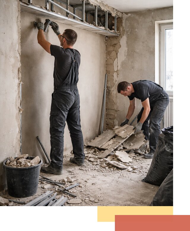 Демонтаж короба из гипсокартона в Печоре быстро и аккуратно