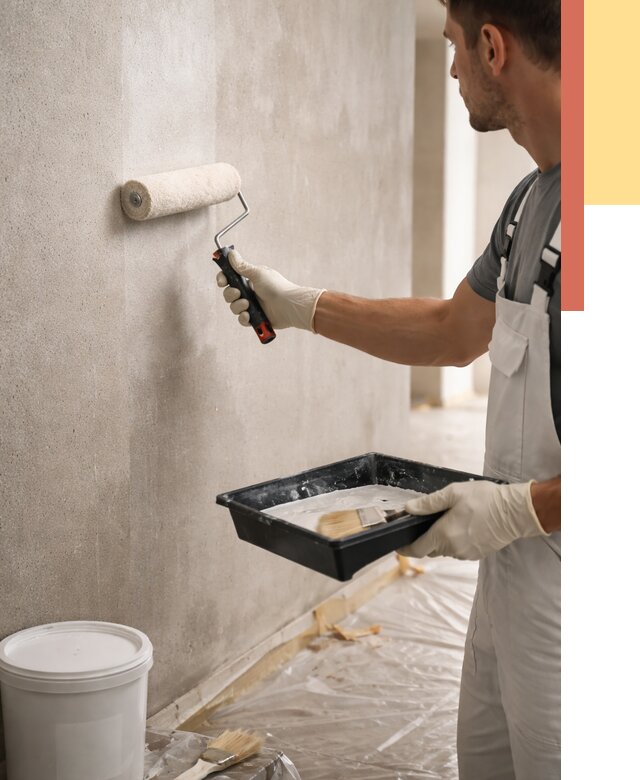 Грунтовка стен в Печоре от 2240 руб. м2 — быстро, недорого, с материалом | ОТДЕЛОЧНИК-Пчр