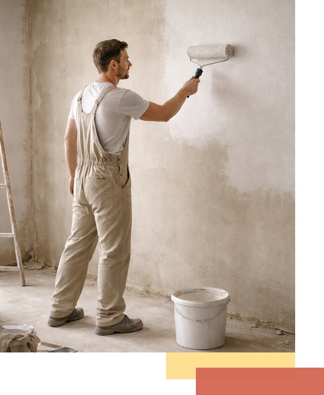 Грунтовка стен под отделку в Печоре профессиональным раствором