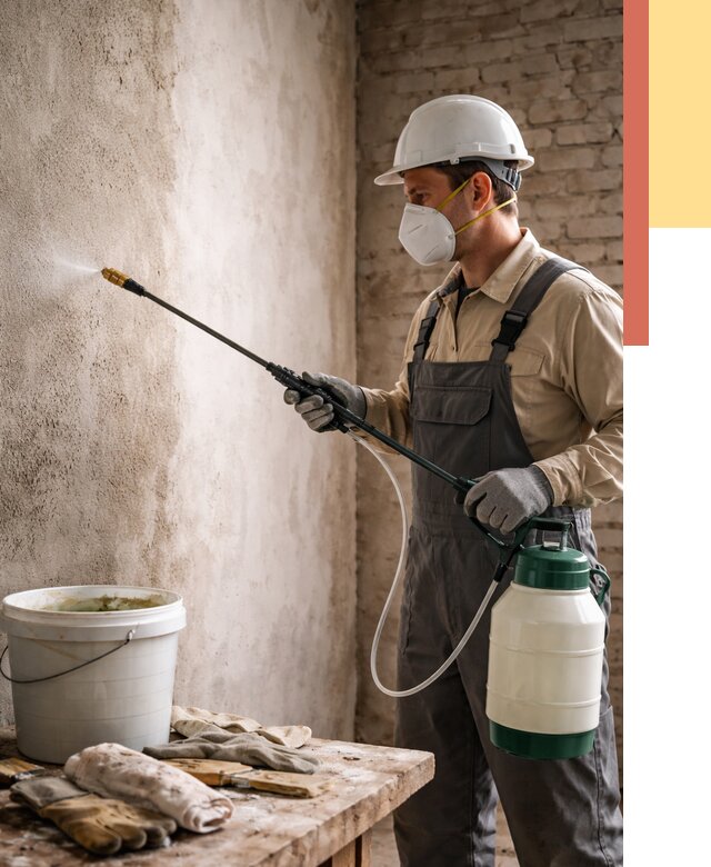 Антисептическая обработка стен в Печоре от 1222 руб. — быстро и недорого | ОТДЕЛОЧНИК-Пчр