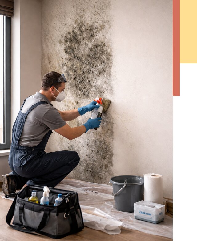 Удаление плесени со стен в Печоре от 2189 руб. — быстро и недорого | ОТДЕЛОЧНИК-Пчр