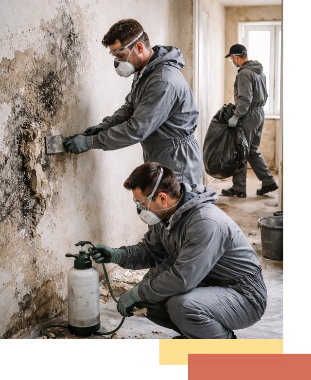 Удаление плесени со стен профессионально в Печоре