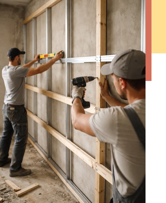 Устройство обрешетки под панели в Печоре от 2138 руб. — монтаж под ключ | ОТДЕЛОЧНИК-Пчр