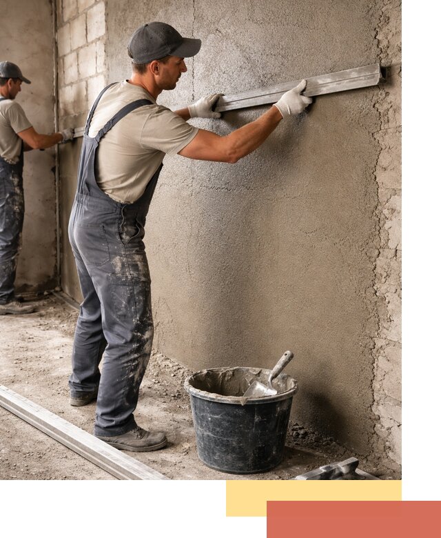 Штукатурка стен цементно-песчаная в Печоре профессионально