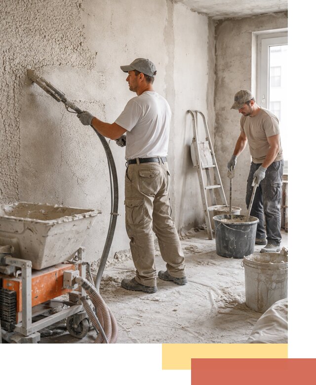 Машинная штукатурка стен в Печоре — быстро и качественно