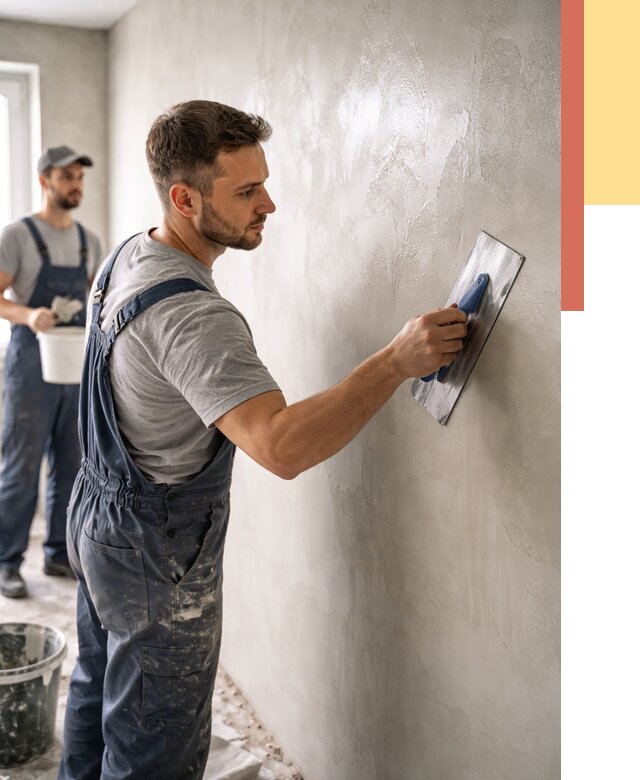 Глянцевание штукатурки стен в Печоре от 7637 руб. — услуги и затирка | ОТДЕЛОЧНИК-Пчр