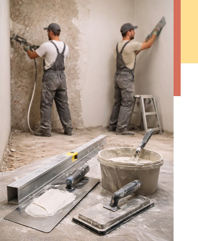 Штукатурка стен под обои в Печоре от 4582 руб./м2 — выравнивание под обои | ОТДЕЛОЧНИК-Пчр