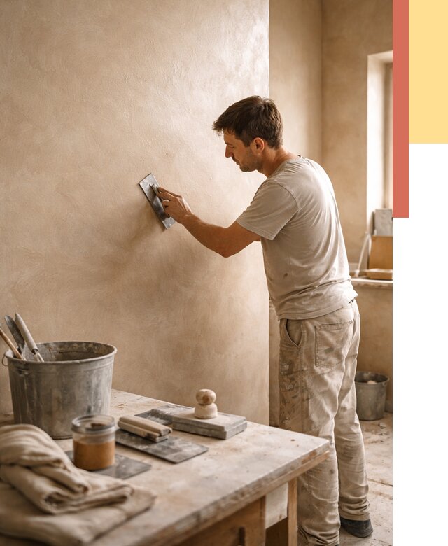 Марокканская штукатурка таделакт в Печоре под ключ от 4276 руб. | ОТДЕЛОЧНИК-Пчр