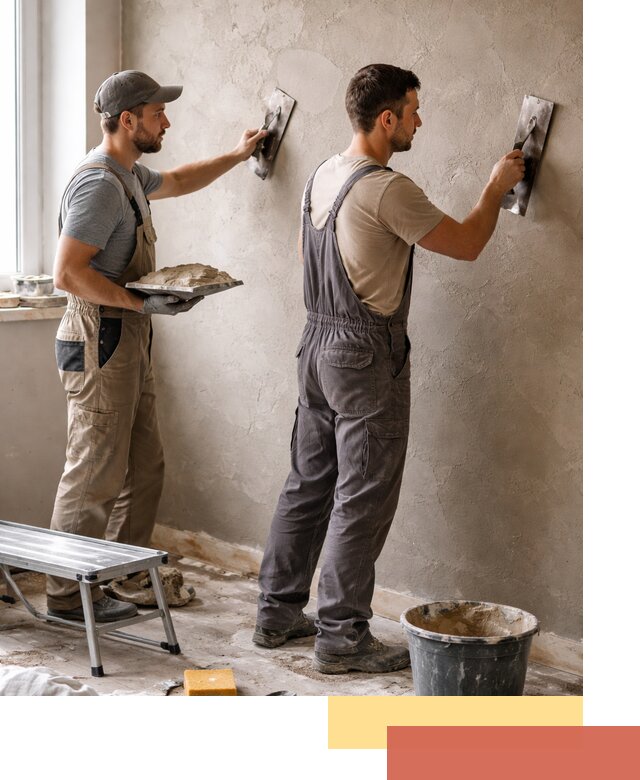 Ремонт декоративной штукатурки и восстановление фактуры в Печоре