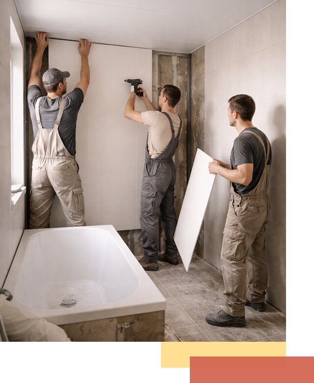 Отделка ванной панели ПВХ профессионально в Печоре