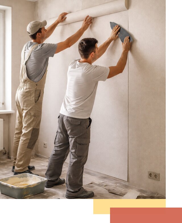 Поклейка виниловых обоев в Печоре профессионально и качественно