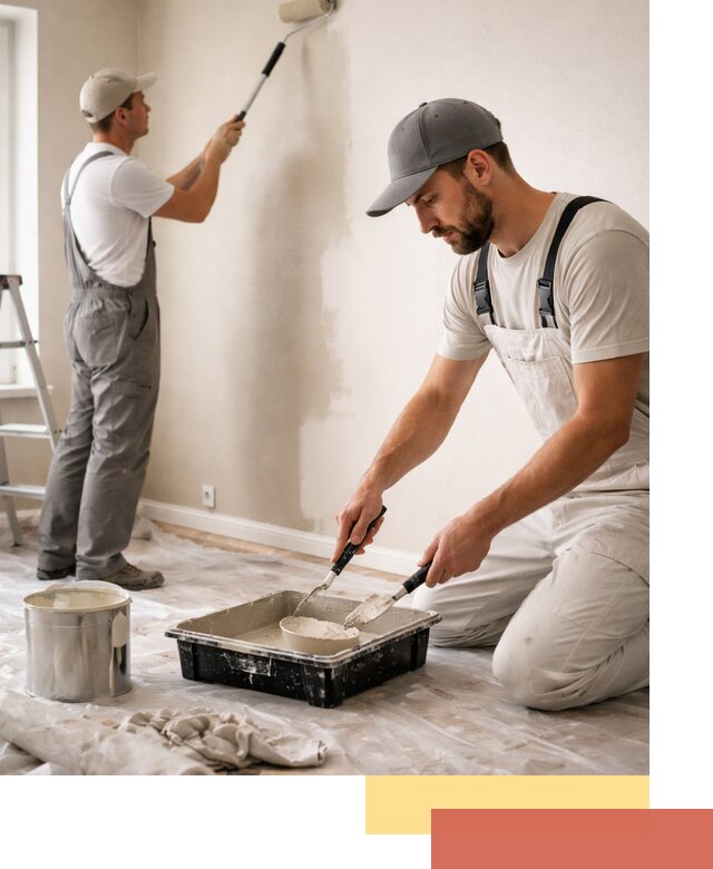 Покраска стен в квартире в Печоре — профессионально и аккуратно