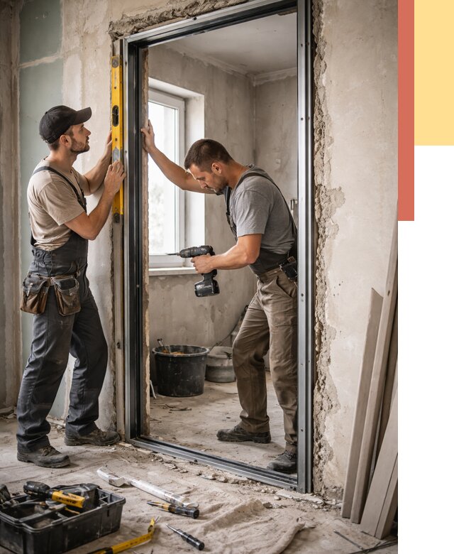 Закладка дверного проема в Печоре от 3564 руб. — быстро и недорого | ОТДЕЛОЧНИК-Пчр