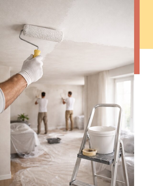 Покраска потолка акриловой краской в Печоре от 2546 руб. | ОТДЕЛОЧНИК-Пчр