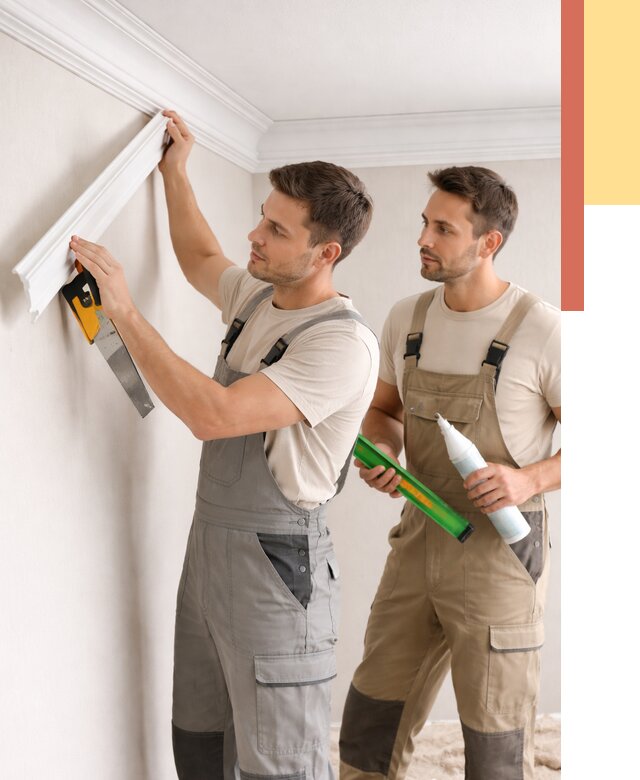 Монтаж потолочного плинтуса в Печоре от 2342 руб. — быстро и недорого | ОТДЕЛОЧНИК-Пчр