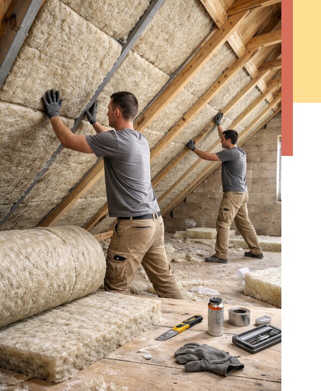 Утепление потолка минватой в Печоре от 1476 руб. — быстро и недорого | ОТДЕЛОЧНИК-Пчр