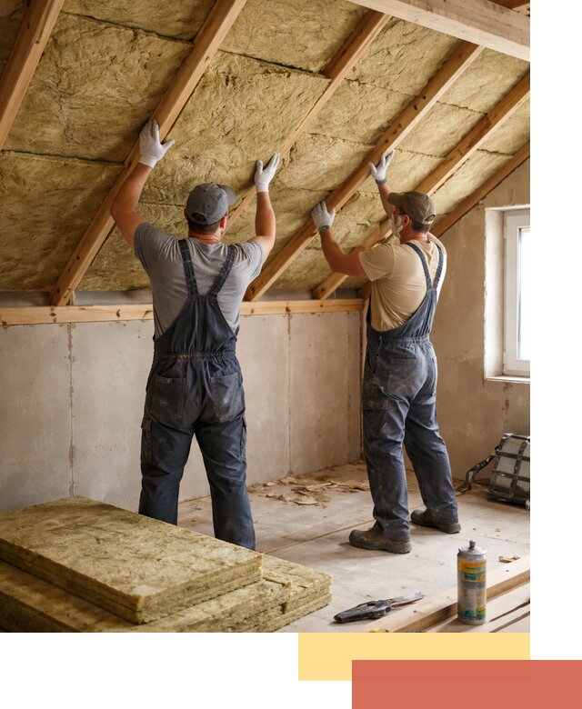 Утепление потолка минеральной ватой в Печоре